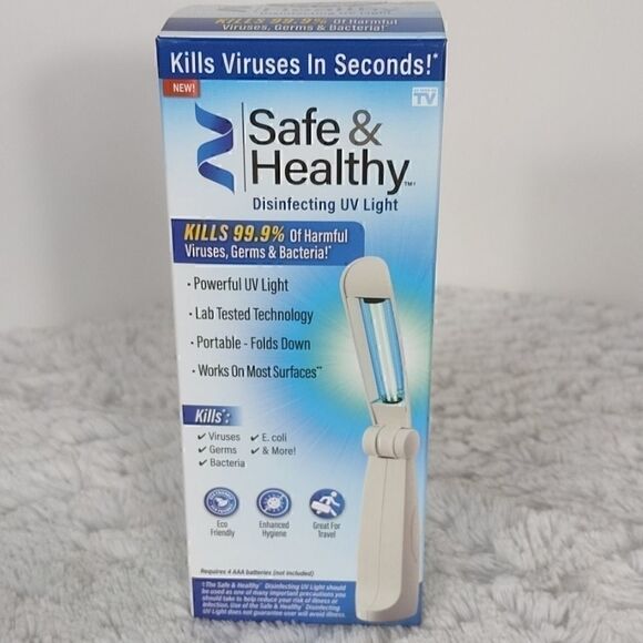 NIB Safe & Healthy Disinfecting UV Light - Picture 1 of 4